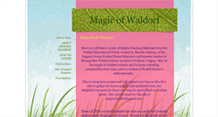 Desktop Screenshot of magicofwaldorf.com